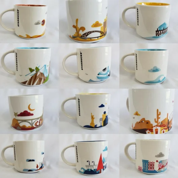 Starbucks You Are Here collection - see sizes for availability! - Picture 5 of 8